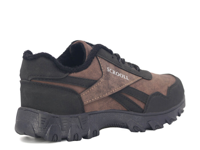 Scrooll Merdane X5 Trekking Kısa Bot Kahve - Gümüş - 3