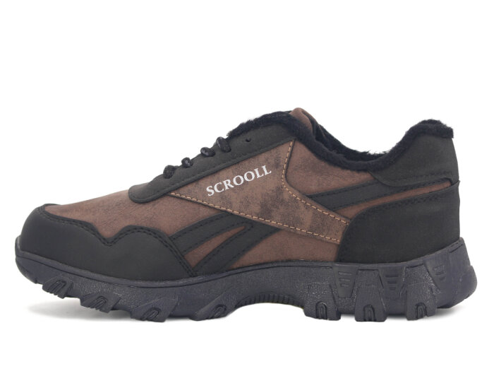 Scrooll Merdane X5 Trekking Kısa Bot Kahve - Gümüş - 2