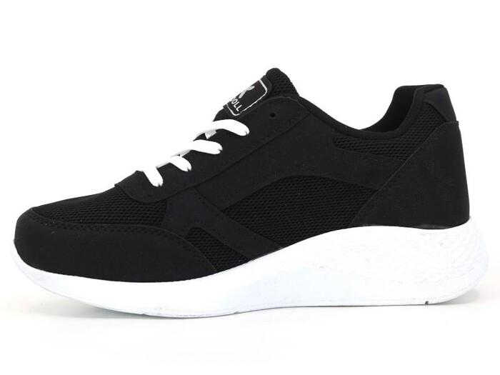 Scrooll Zenne X6 Fermuarlı Anorak Spor Ayakkabı Siyah - Beyaz - 2