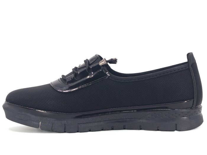 Seçkin Zenne 201 Anne Ayakkabısı Siyah Rugan - Seçkin (1)