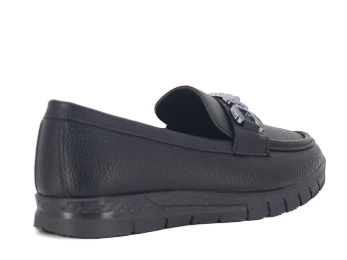 Seçkin Zenne Geçmeli Tokalı Anne Ayakkabısı Siyah Cilt - 3