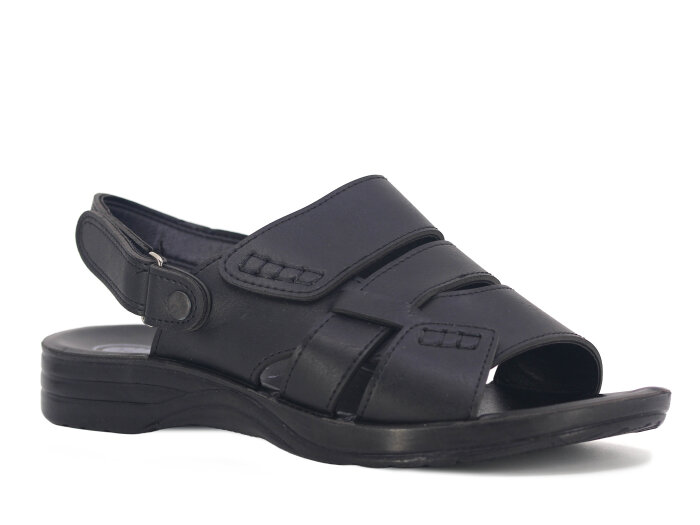 Sedef Merdane 1169 Döngülü Terlik Siyah - Sedef