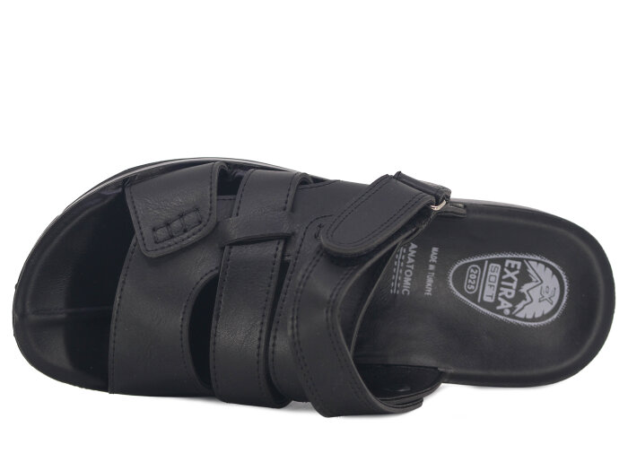 Sedef Merdane 1169 Döngülü Terlik Siyah - Sedef (1)