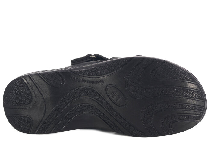 Sedef Merdane 1169 Döngülü Terlik Siyah - 3