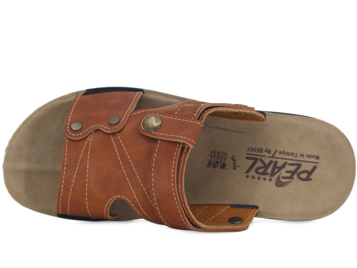 Sedef Merdane 1190 Döngülü Terlik Taba - Sedef (1)