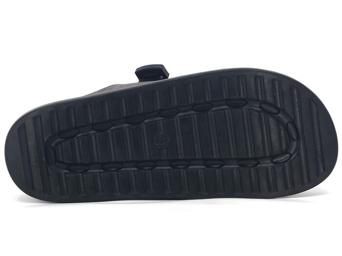 Serra Merdane 6003 Çapraz Cırtlı Monta kutulu Günlük Terlik Füme Süet - 3