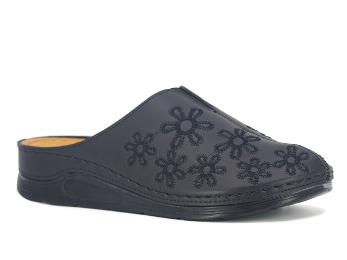 Serra Zenne 1512 Monta Kışlık Kapalı Kapalı Terlik Siyah - 1