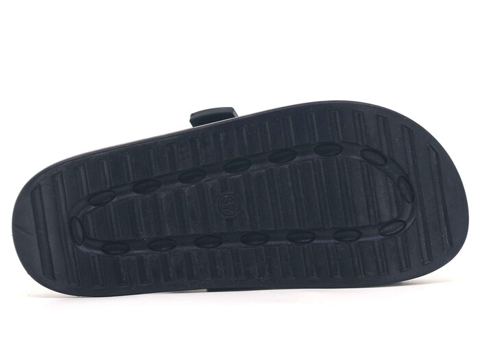 Serra Zenne 5000 Çift Cırtlı Monta kutulu Günlük Terlik Siyah Süet - 3