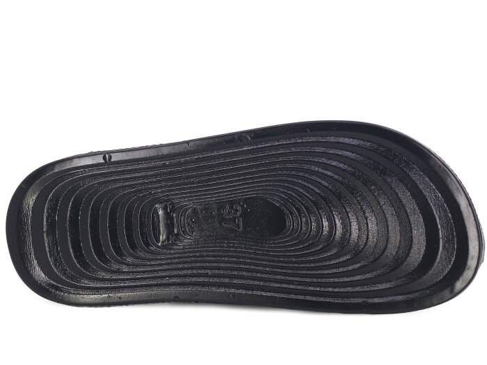 Serra Zenne 7003-1 Simli Çapraz Tokalı Dikişli Kutulu Günlük Terlik Siyah - 3