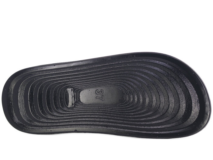 Serra Zenne 7004-1 Simli Çift Bantlı Taşlı Dikişli Kutulu Günlük Terlik Siyah - 3