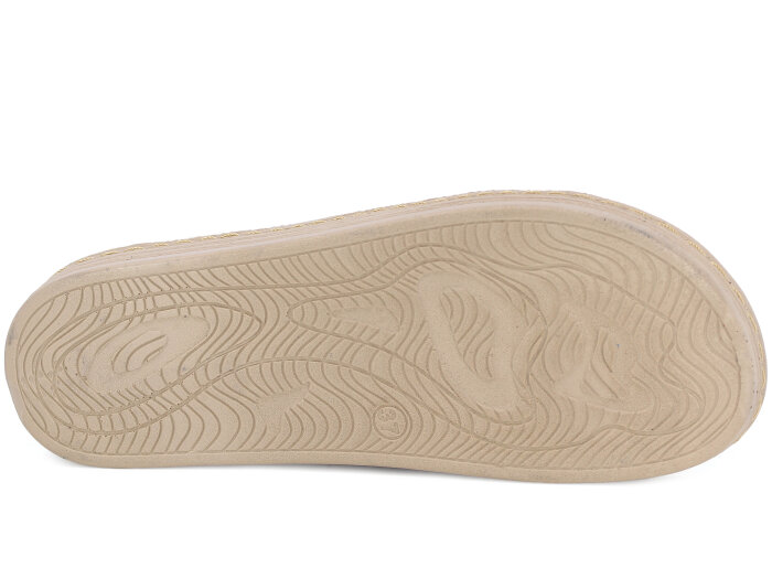 Serra Zenne 704 Çapraz Enj. Kutulu Günlük Terlik Krem - 3