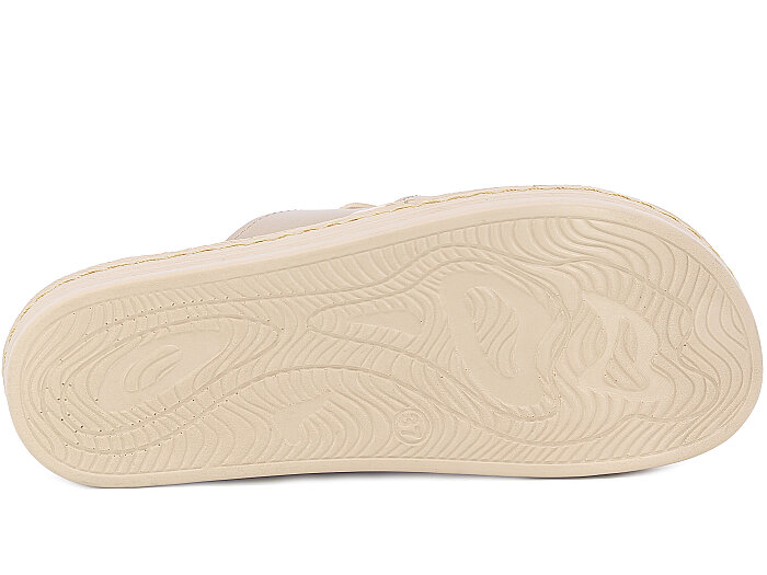 Serra Zenne 706 Enj. Kutulu Günlük Terlik Krem - 3