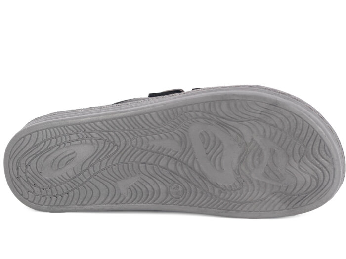 Serra Zenne 712 Üç Tokalı Enj. Günlük Terlik Siyah - 3