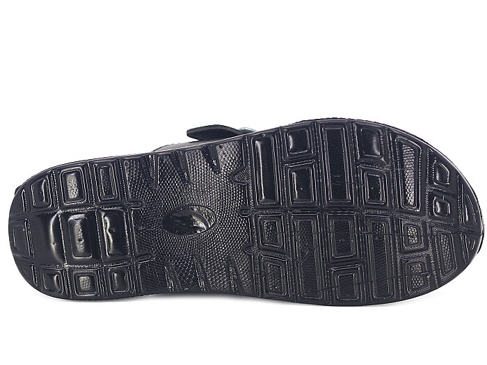 Serra Zenne 8000-3 Simli Çift Toka Dikişli Kutulu Günlük Terlik Siyah - 3