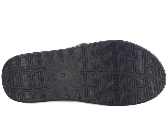 Serra Zenne 8002 Çift Toka Dikişli Kutulu Günlük Terlik Krem - 3