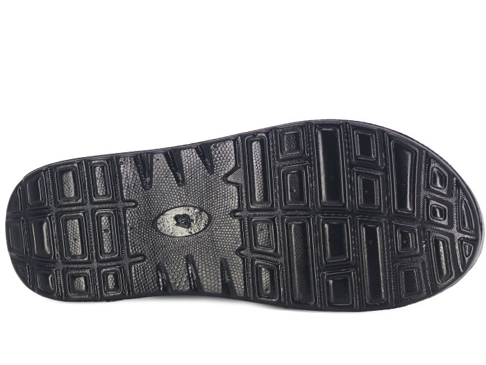 Serra Zenne 8003-1 Simli Çift Toka Dikişli Kutulu Günlük Terlik Siyah - 3