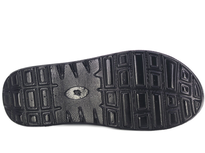 Serra Zenne 8003-1 Simli Çift Toka Dikişli Kutulu Günlük Terlik Siyah - 3