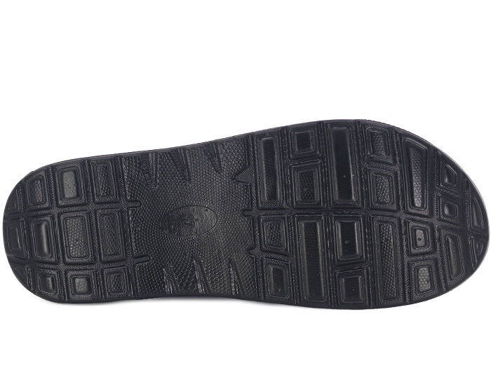 Serra Zenne 8003 Çift Toka Dikişli Kutulu Günlük Terlik Siyah - 3