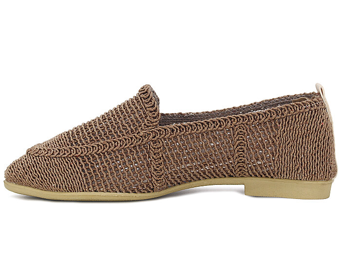 Sıla Zenne 2026 Dantelli Babet Ayakkabı Kahve - Sıla (1)