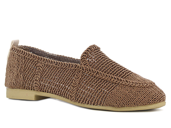 Sıla Zenne 2026 Dantelli Babet Ayakkabı Kahve - Sıla