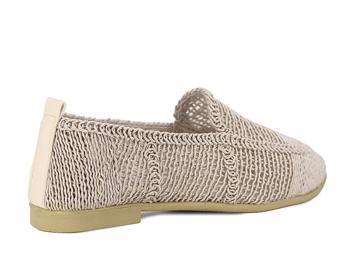 Sıla Zenne 2026 Dantelli Babet Ayakkabı Krem - 3