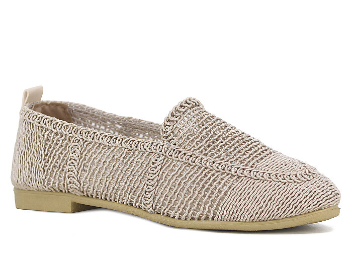 Sıla Zenne 2026 Dantelli Babet Ayakkabı Krem - 1