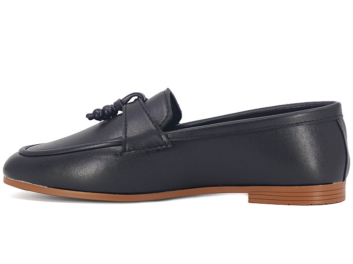 Sıla Zenne A-50 Babet Ayakkabı Siyah Cilt - Sıla (1)