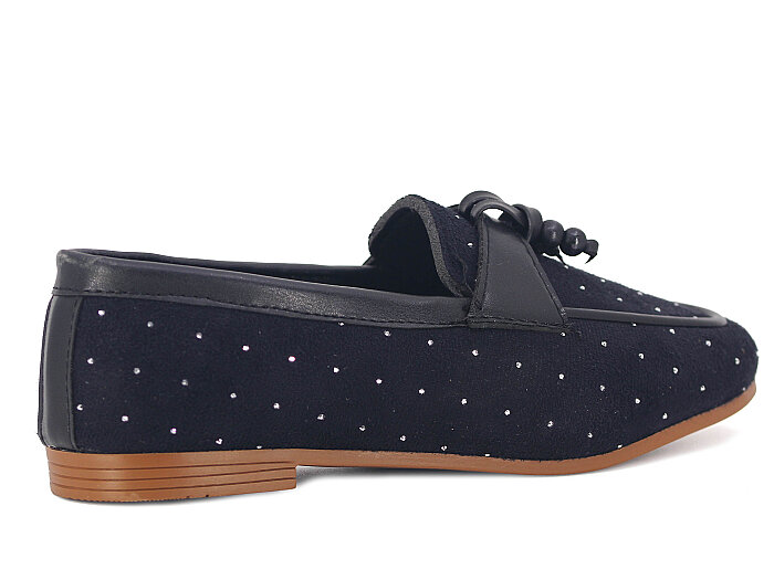 Sıla Zenne A-51 Taşlı Babet Ayakkabı Taşlı Siyah - 3