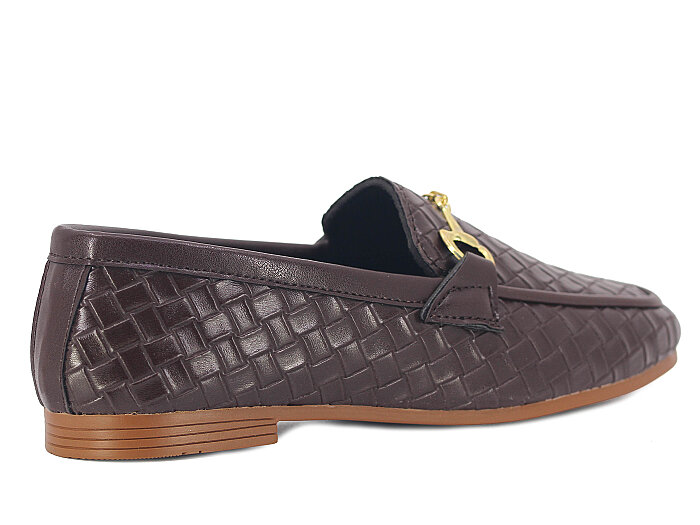 Sıla Zenne A-54 Babet Ayakkabı Kahve Cilt - 3