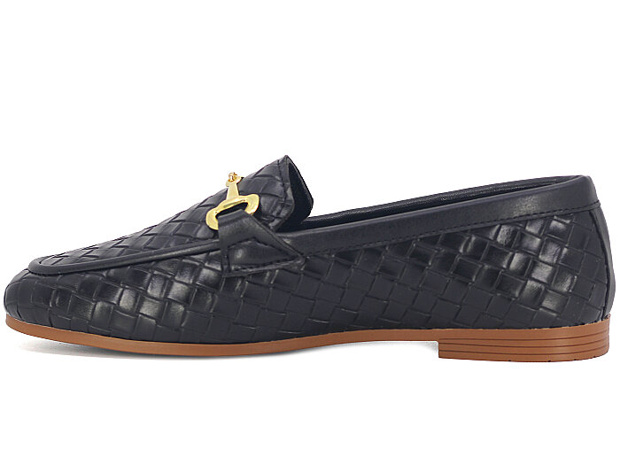 Sıla Zenne A-54 Babet Ayakkabı Siyah Cilt - Sıla (1)