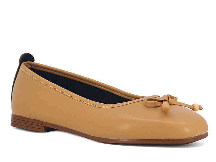 Sıla Zenne B-34 Cilt Babet Ayakkabı Nude Cilt - Sıla