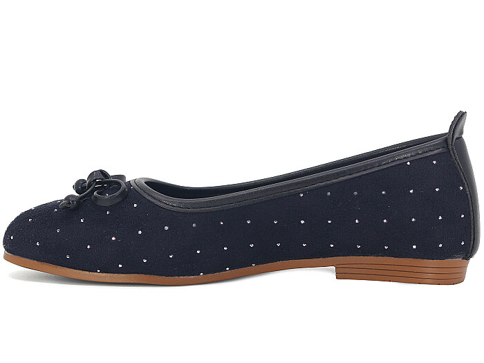 Sıla Zenne B-35 Taşlı Babet Ayakkabı Taşlı Siyah - Sıla (1)