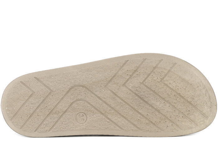 SLC Zenne 8531 Çapraz Simli Kelebekli Kutulu Günlük Terlik Altın - 3