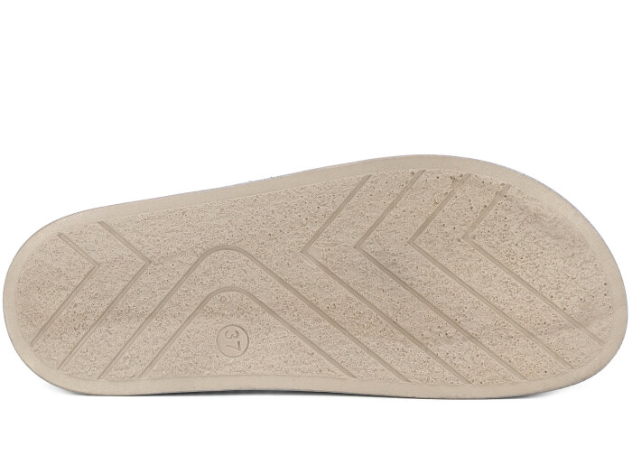 SLC Zenne 8534 Çapraz Simli Kutulu Günlük Terlik Gümüş - 3