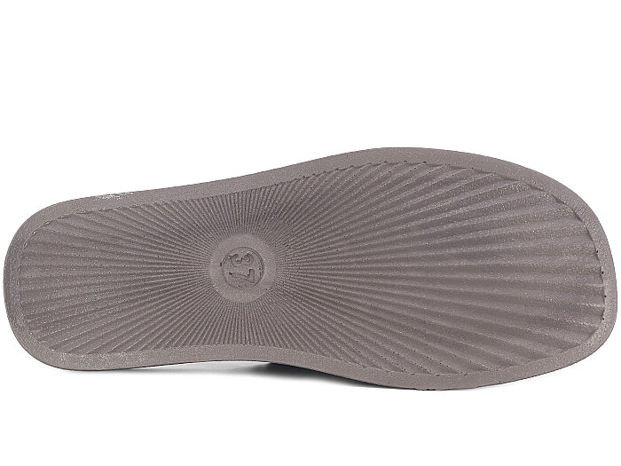 SLC Zenne 9113 Çift Bant Cırtlı Kutulu Günlük Terlik Platin - 3