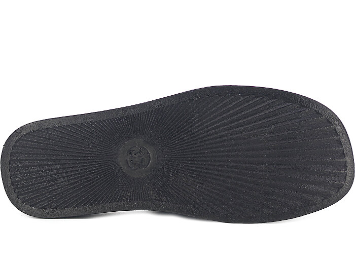 SLC Zenne 9113 Çift Bant Cırtlı Kutulu Günlük Terlik Siyah - 3