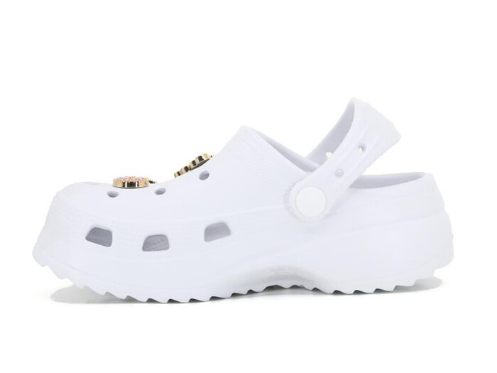 Sonimix Filet EF0129.01 Taşlı Boncuklu Yüksek Eva Cross Terlik Beyaz - Sonimix (1)