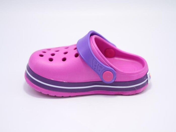 Sonimix Patik EP0078.01 Sargılı Kutulu Eva Cross Terlik Fuşya - Mor - Beyaz - Sonimix (1)