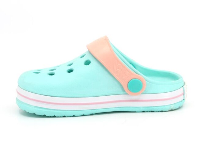 Sonimix Patik EP0078.01 Sargılı Kutulu Eva Cross Terlik Su Yeşili - Beyaz - Kırmızı - Sonimix (1)