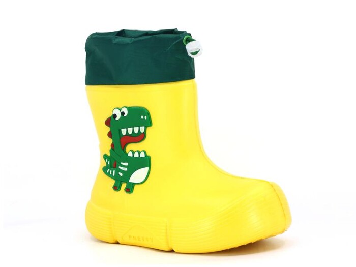 Sonimix Patik EP0139.01 Eva Figürlü Çocuk Çizme Koyu Sarı - Sonimix