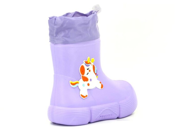 Sonimix Patik EP0139.01 Eva Figürlü Çocuk Çizme Lila - 3