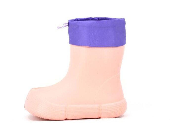 Sonimix Patik EP0139.01 Eva Figürlü Çocuk Çizme Pudra - Sonimix (1)