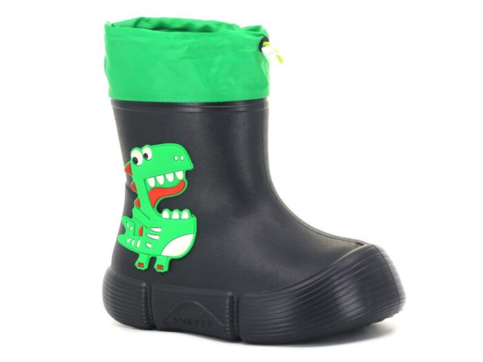 Sonimix Patik EP0139.01 Eva Figürlü Çocuk Çizme Siyah - 1