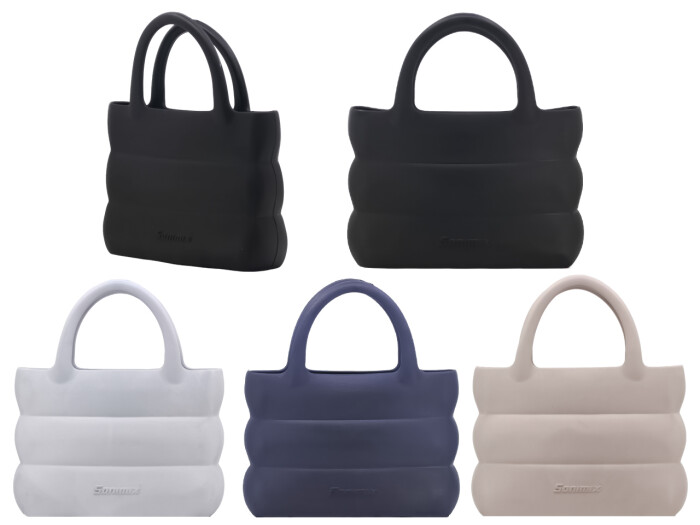 Sonimix Unisex 0141.01 Eva Çanta Siyah - Buz Gri - Lacivert - Bej - 1