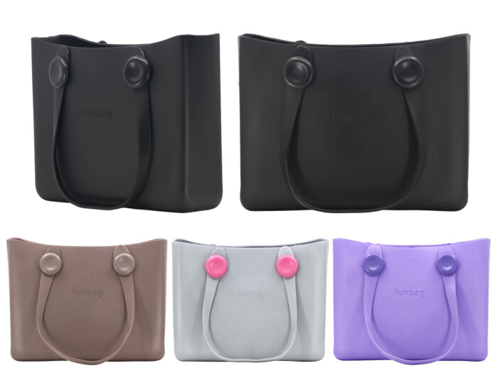Sonimix Unisex 165.01 Eva Çanta Siyah - Vizon - Buz Gri - Lila 
