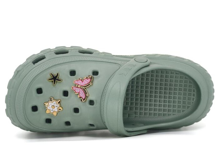 Sonimix Zenne EG0149.01 Taşlı Etiketli Eva Kutulu Cross Terlik Çağla Yeşili - Sonimix (1)