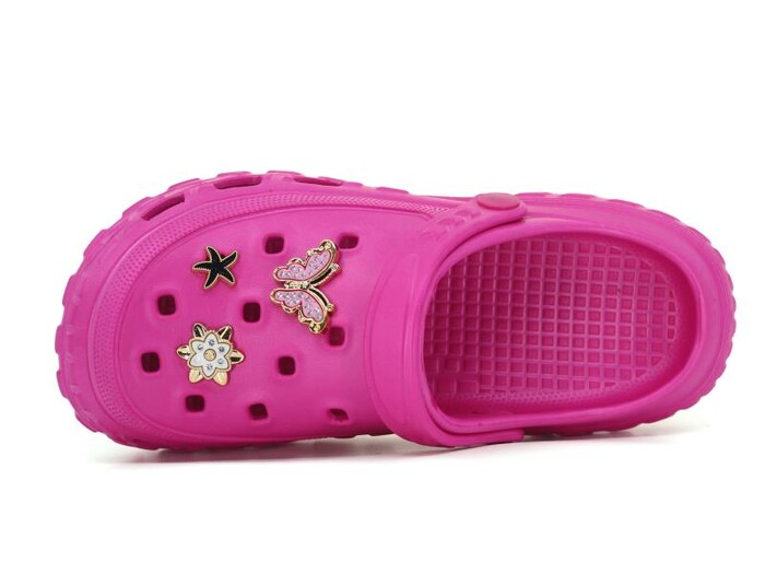 Sonimix Zenne EG0149.01 Taşlı Etiketli Eva Kutulu Cross Terlik Fuşya - 2