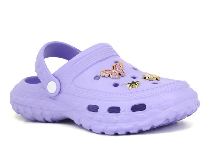 Sonimix Zenne EG0149.01 Taşlı Etiketli Eva Kutulu Cross Terlik Lila - 1