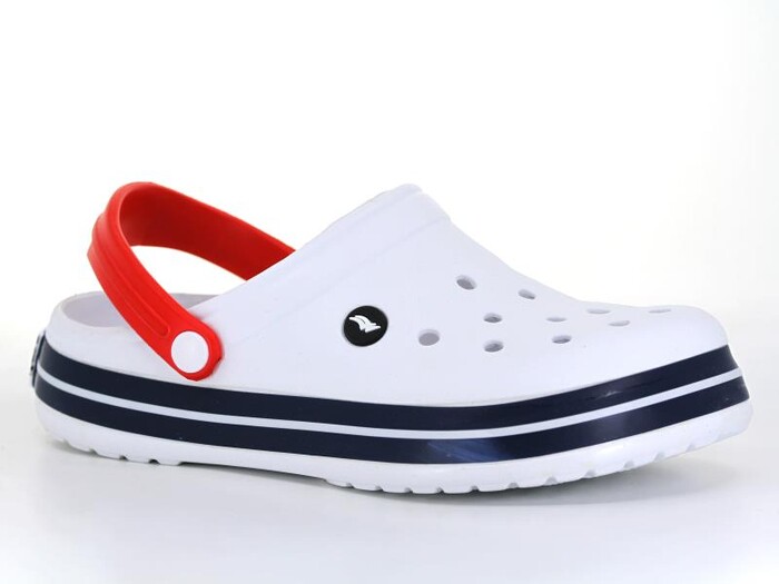 Sonimix Zenne EZ0079.01 (CEOX) Eva Cross Terlik Beyaz - Lacivert - Beyaz - Sonimix