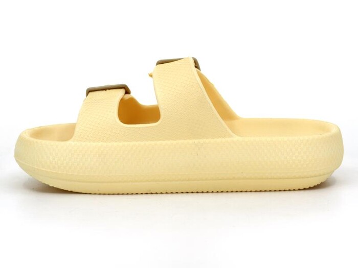 Sonimix Zenne EZ0095.01 Çift Toka Yüksek (CEOX) Lux Eva Terlik Soft Sarı - Sonimix (1)